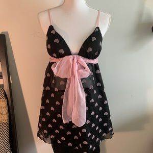 La Noche Heart Babydoll Lingerie